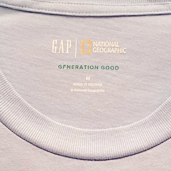 National Geographic Generation Good Use Wisely Blue RARE Hard To Find Graphic T - Picture 10 of 16